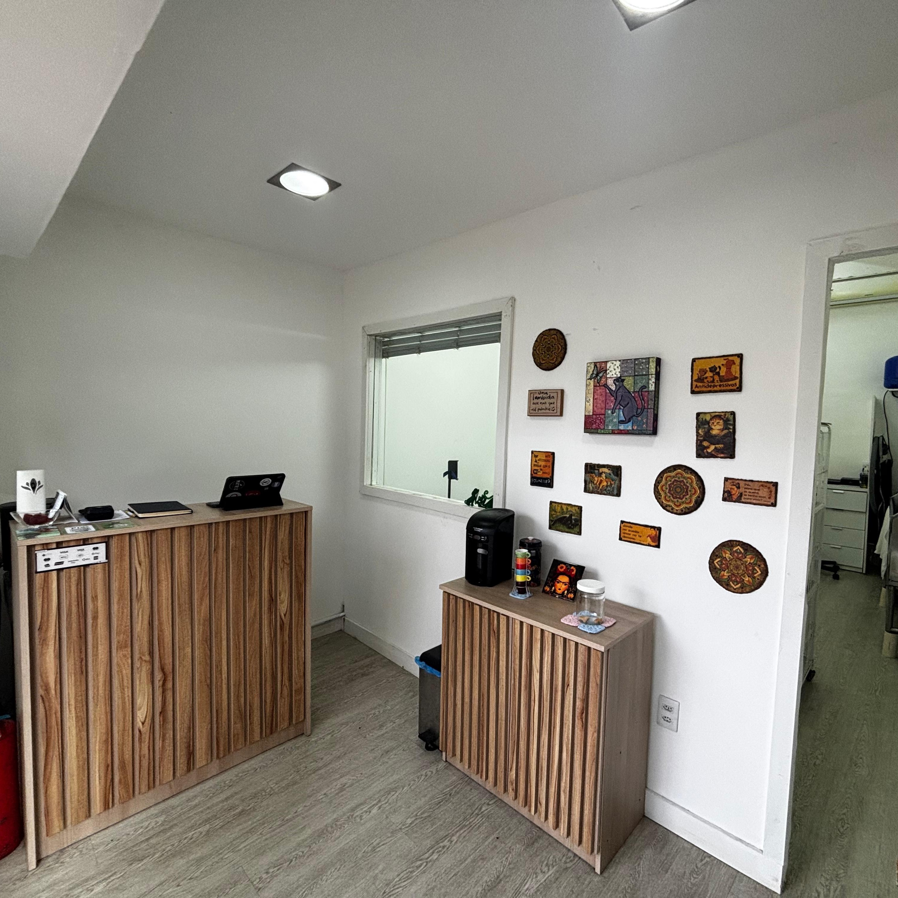 Foto da área de banho e tosa